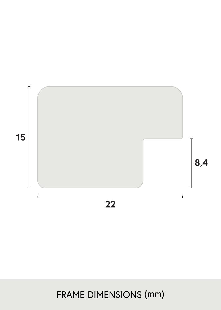 Рамка Uppsala Сребро 28x35 cm