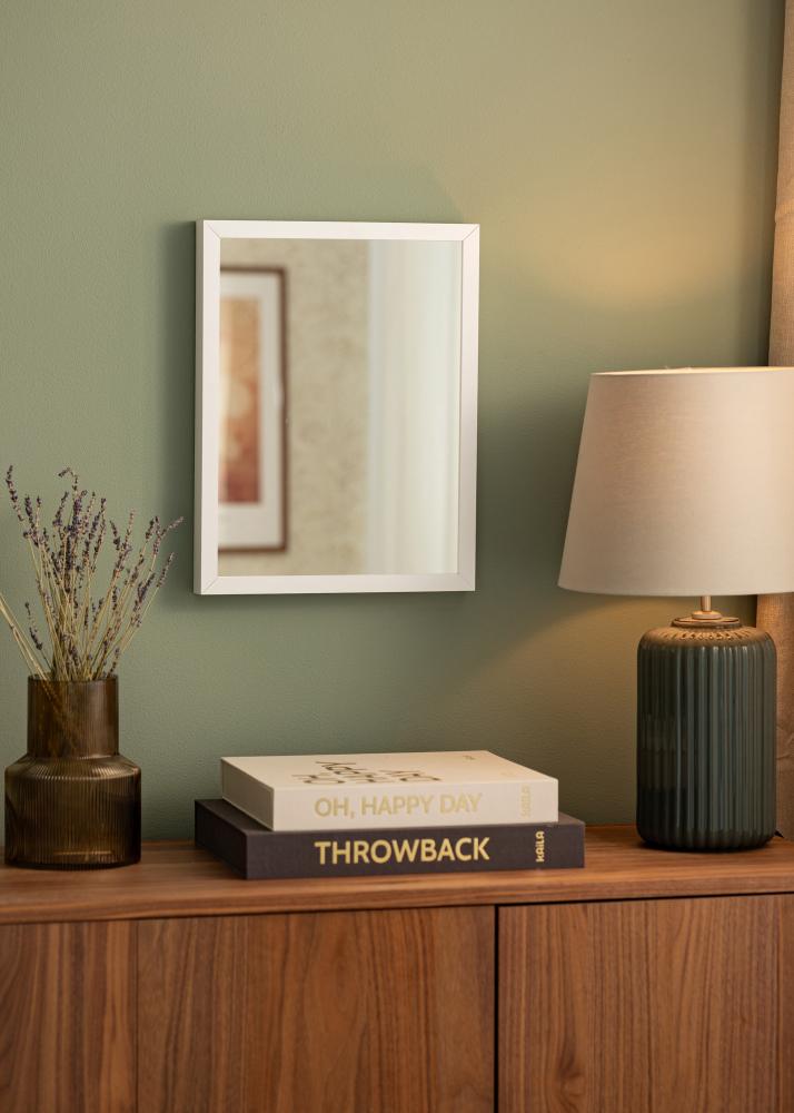 Огледало Thor бяло - собствени мерки