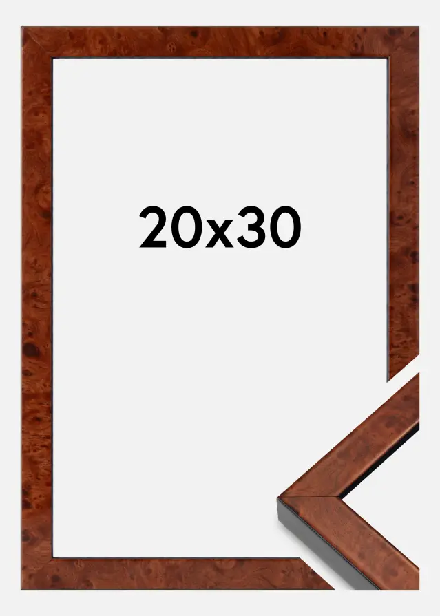 Рамка Hermes Акрилно стъкло Burr Walnut 20x30 cm