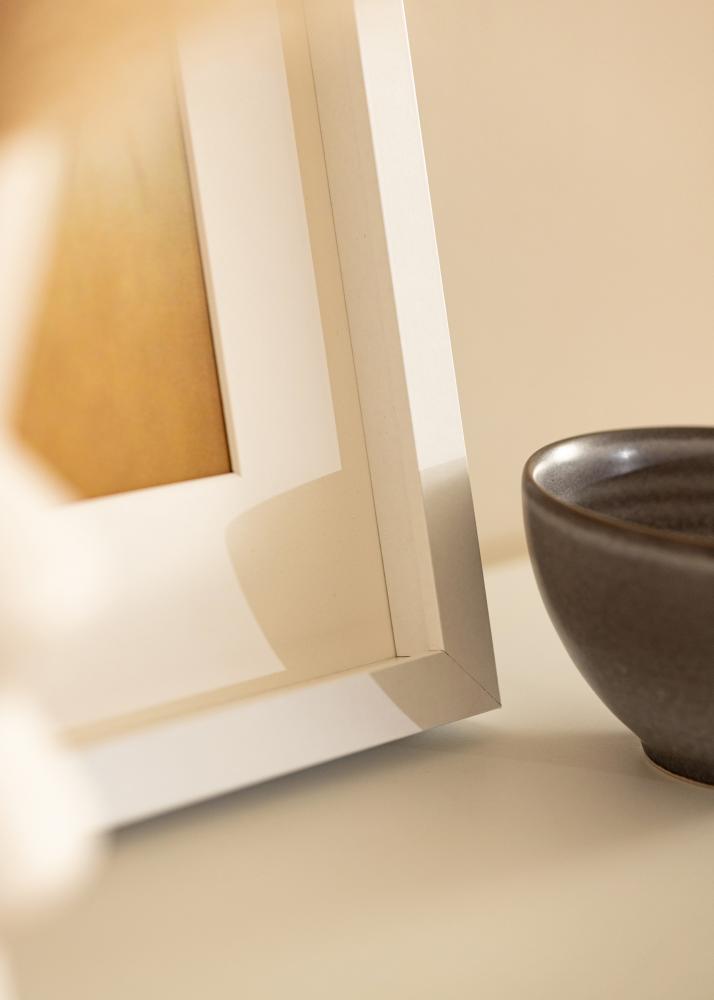 BGA Дълбока рамка Акрилно стъкло бяло 21x29,7 cm (A4)