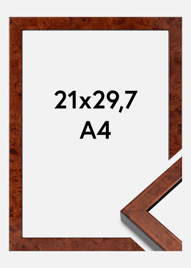 Рамка Hermes Акрилно стъкло Burr Walnut 21x29,7 cm (A4)