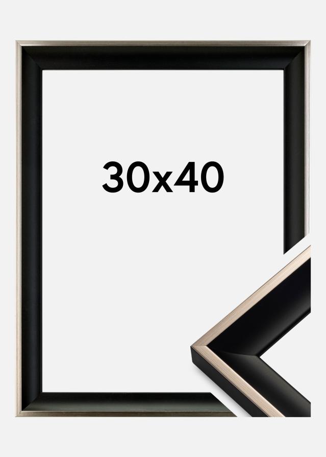 Рамка Öjaren Черно-сребърно 30x40 cm