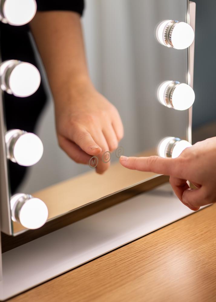 KAILA Огледало за грим Hollywood Dome 12 30х41 см