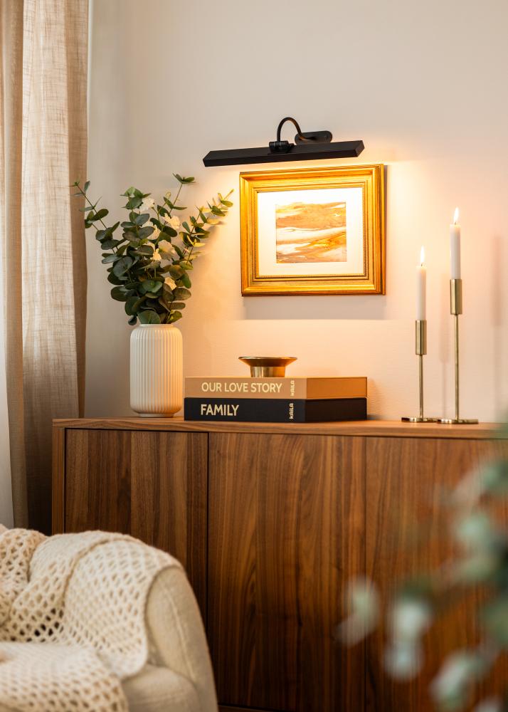 KAILA Flare Батерийно Захранвано Осветление за Картини 40 cm - Черен