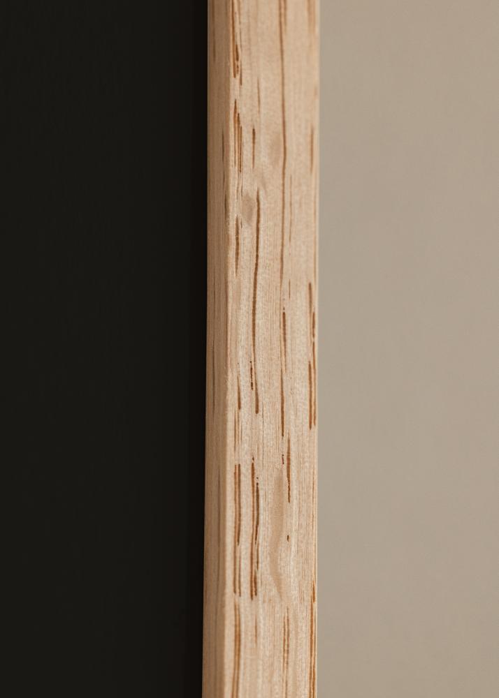 Рамка Тънък дъб 20x30 cm - Паспарту Черно 15x21 cm (A5)