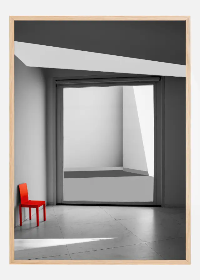 The red chair Постер