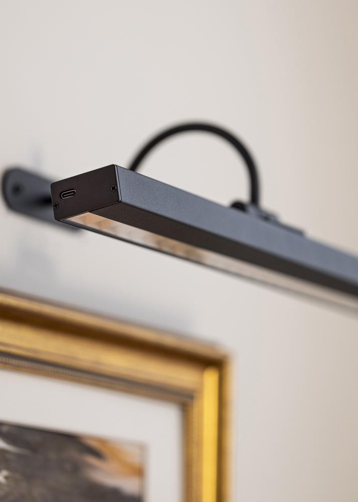 KAILA Flare Батерийно Захранвано Осветление за Картини 40 cm - Черен