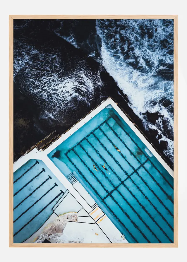 Most famous ocean pool in Australia Постер