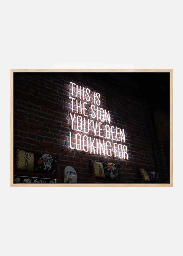 The sign Постер