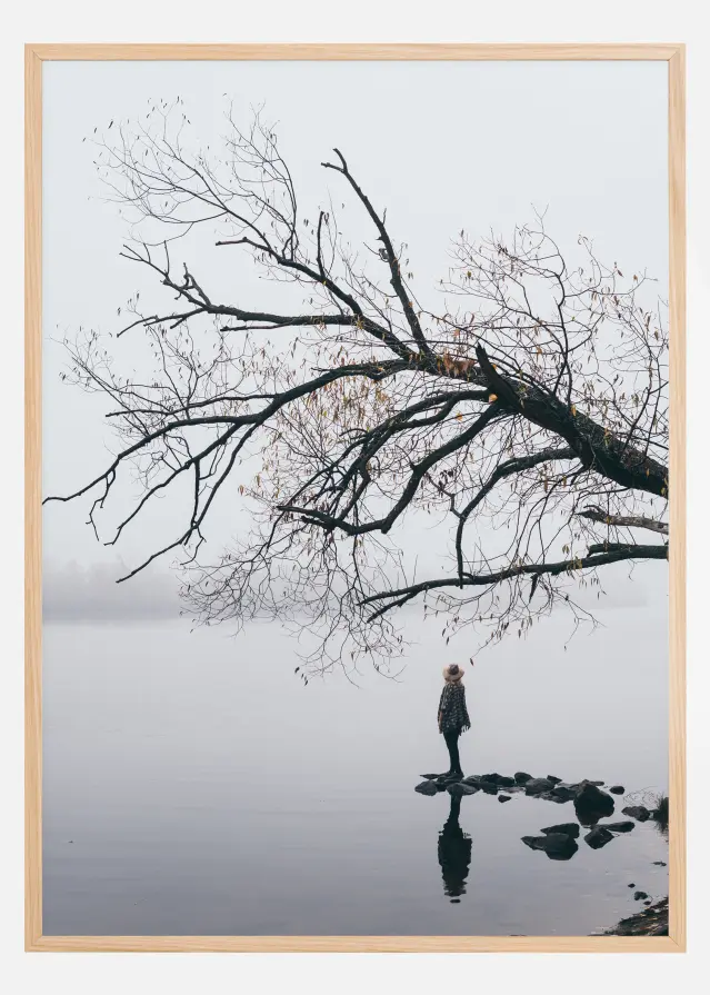 Rocks by the Water Постер