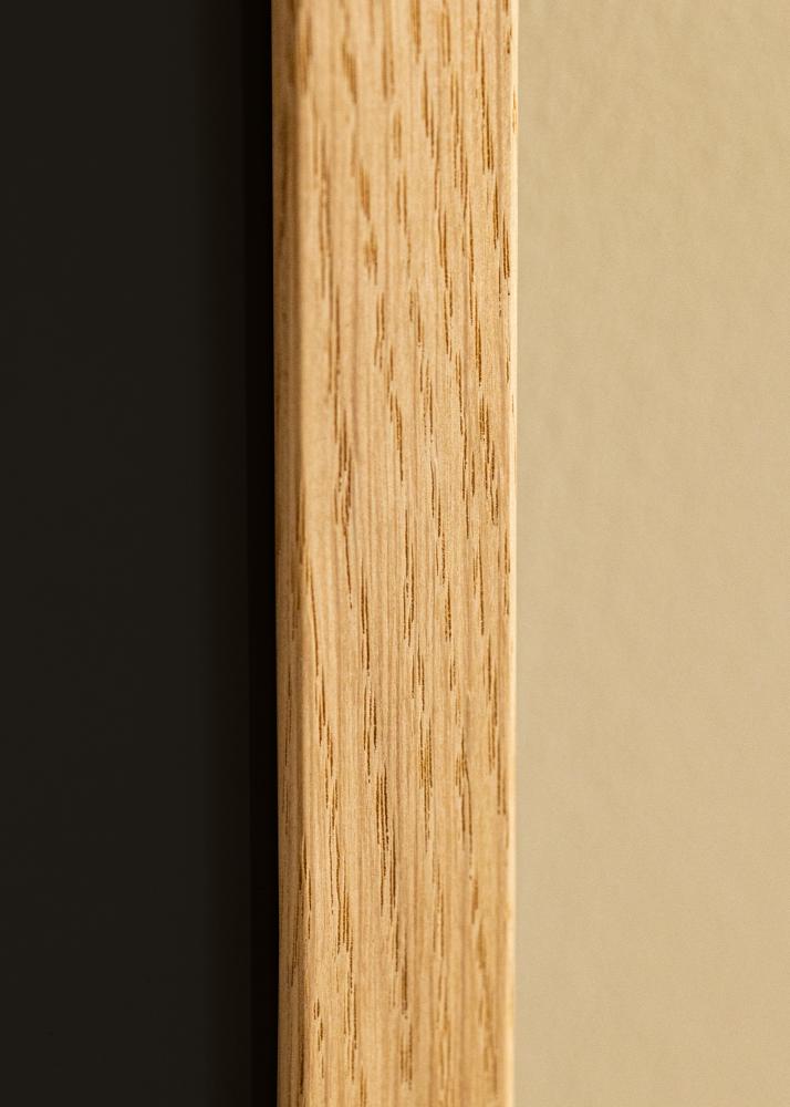 Рамка Trendline Дъб 40x50 cm - Паспарту Черно 29,7x42 cm (A3)