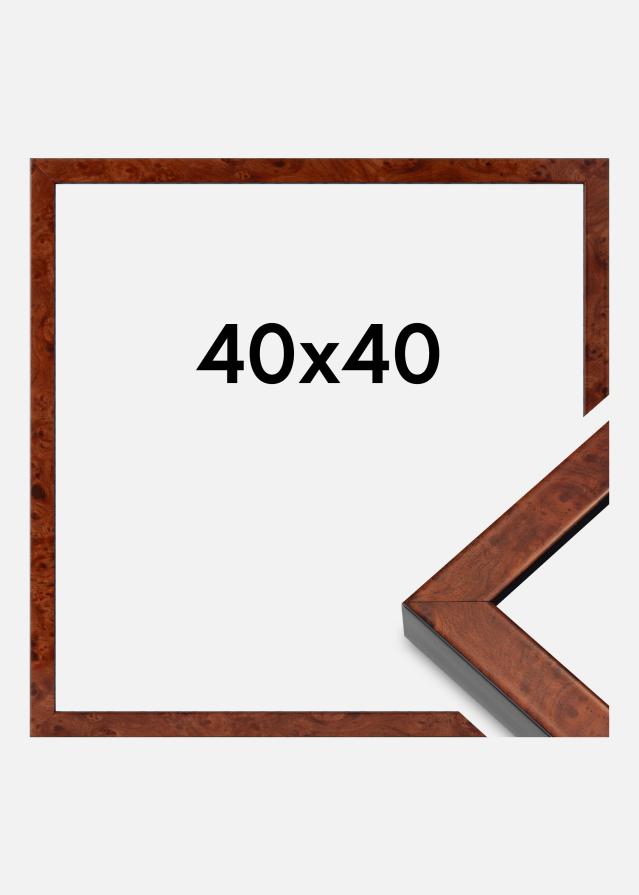 Рамка Hermes Акрилно стъкло Burr Walnut 40x40 cm