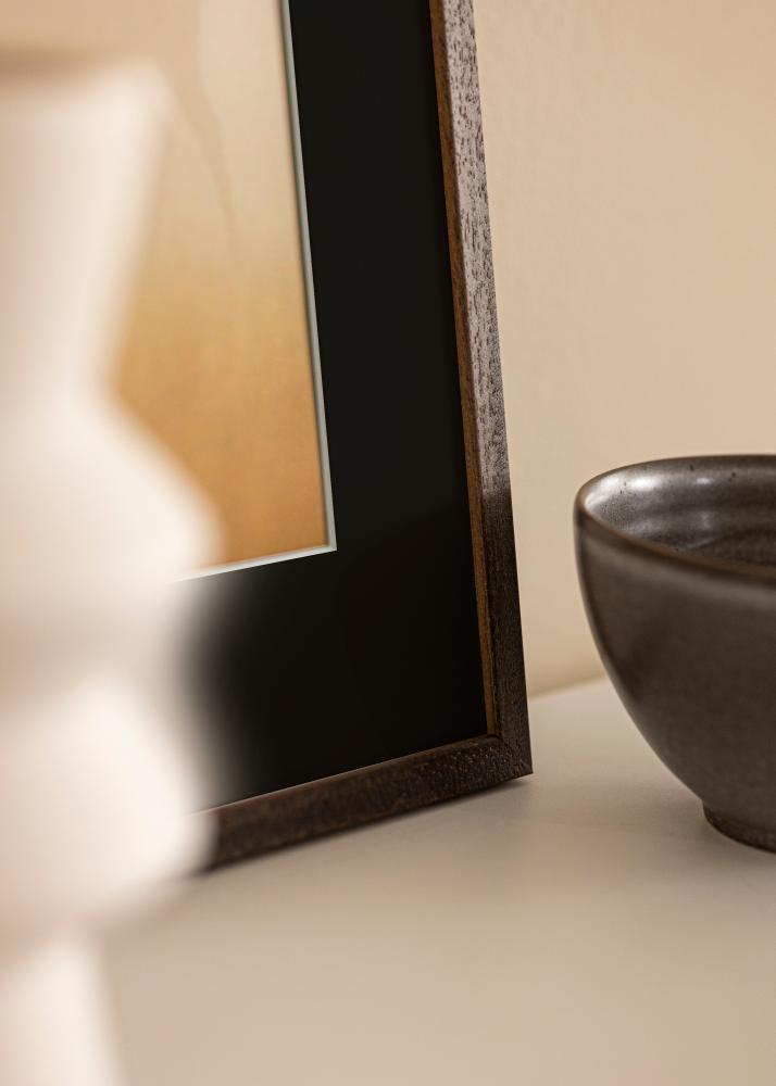 Рамка Edsbyn орех 35x50 cm - Паспарту Черно 24x30 cm