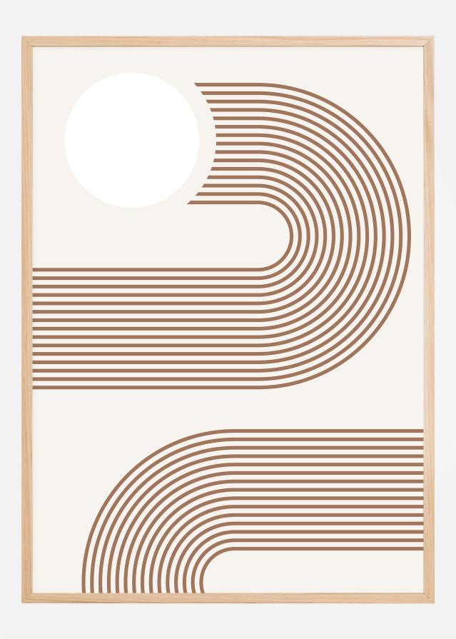 Beige Arc Poster No.2 Постер