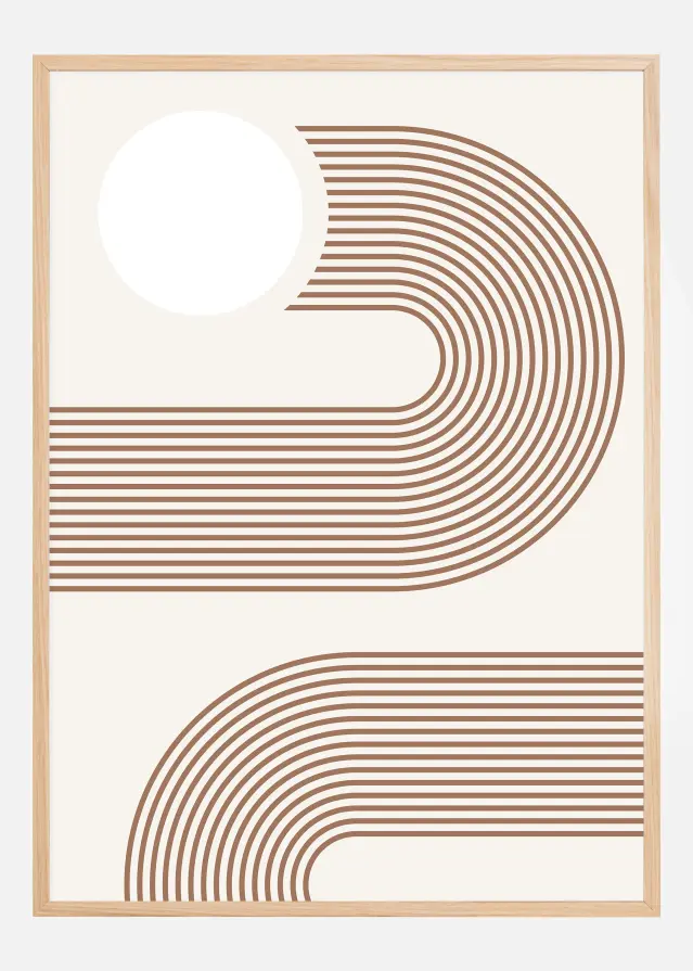 Beige Arc Poster No.2 Постер