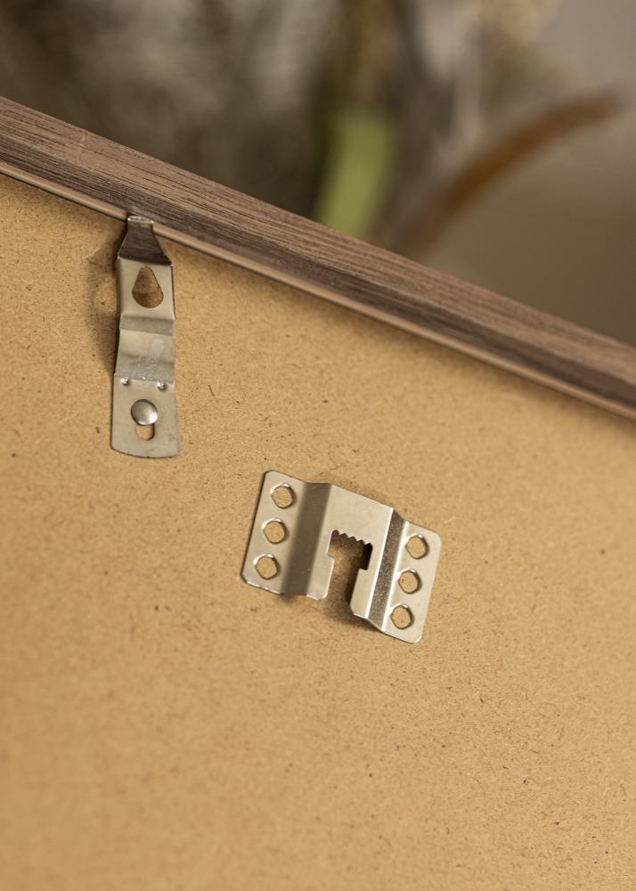 Рамка Soul Walnut Veneer 70x70 cm - Паспарту бяло 60x60 cm