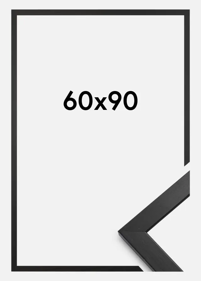Рамка Стилен Акрилно стъкло Черно 60x90 cm
