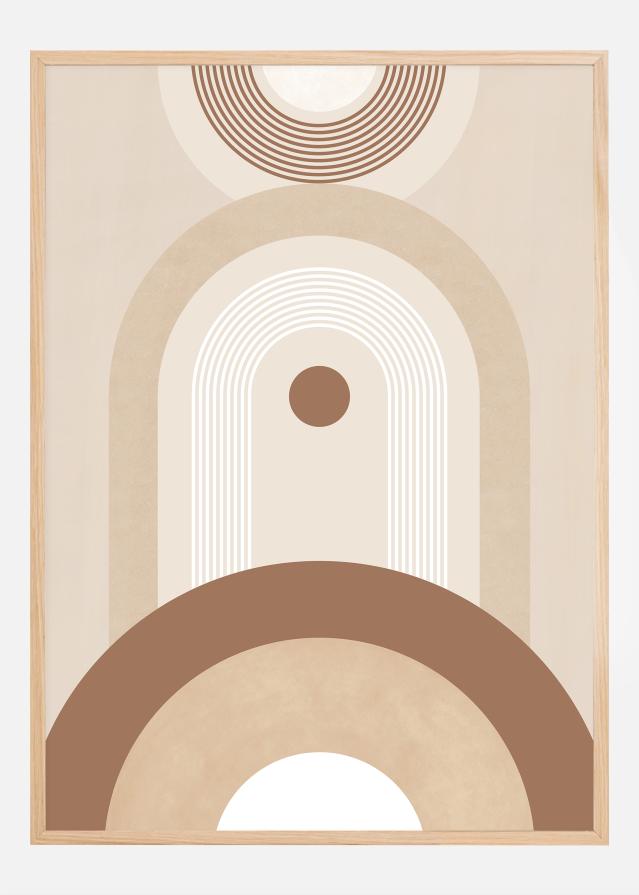 Beige Mid Century Poster No.2 Постер