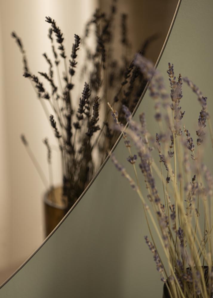 KAILA Кръгъл Огледало Dark Bronze 110 cm Ø