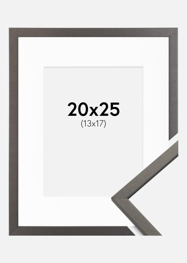 Рамка Edsbyn Графит 20x25 cm - Паспарту бяло 14x18 cm