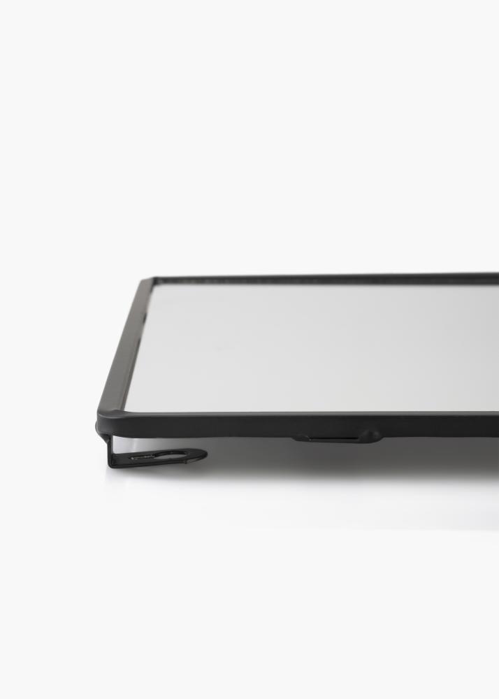 KAILA Огледало с рафт - Черно 31x60 cm