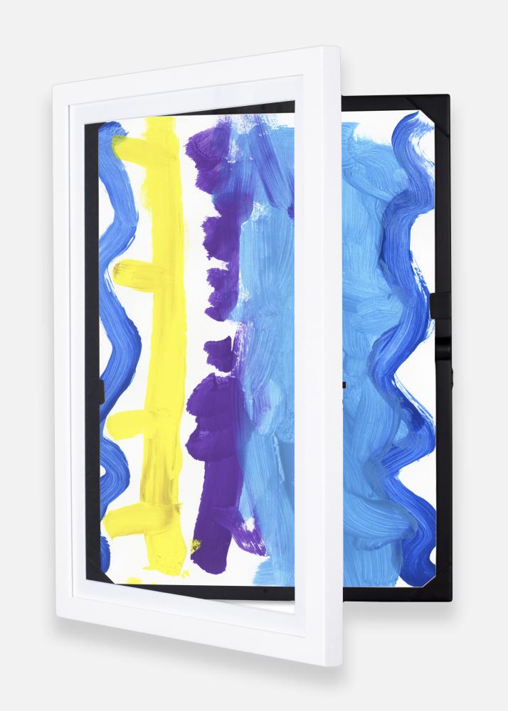 Рамка за рисунки Little Davinci бяло A4