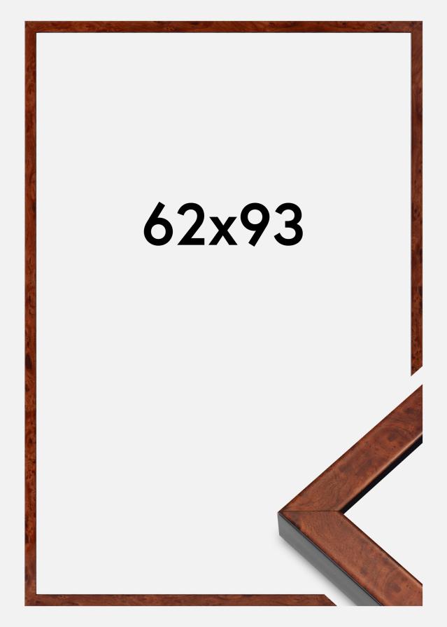 Рамка Hermes Акрилно стъкло Burr Walnut 62x93 cm
