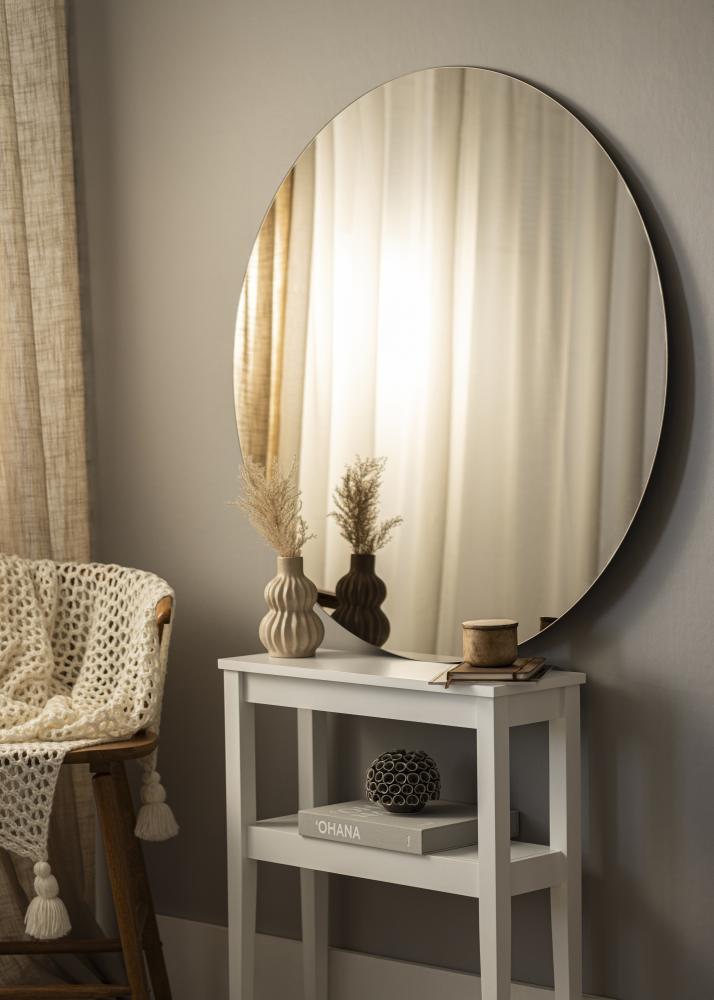 KAILA Кръгъл Огледало Dark Bronze 110 cm Ø