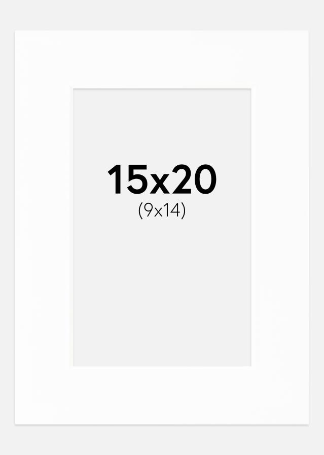 Паспарту Canson бяло Бяло ядро 15x20 cm (9x14)