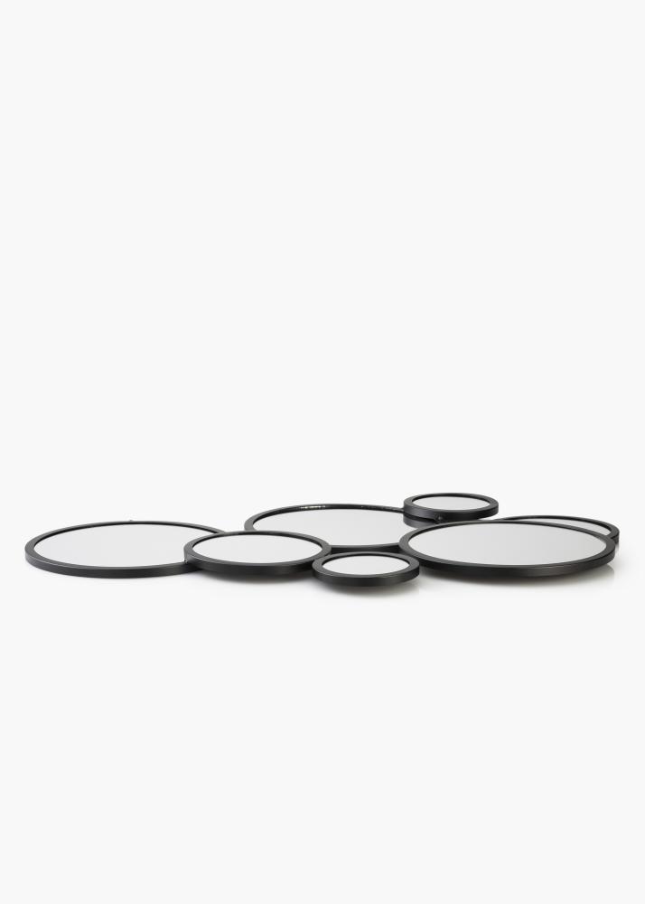 KAILA Огледало Bubbles - Черно 72x43 cm