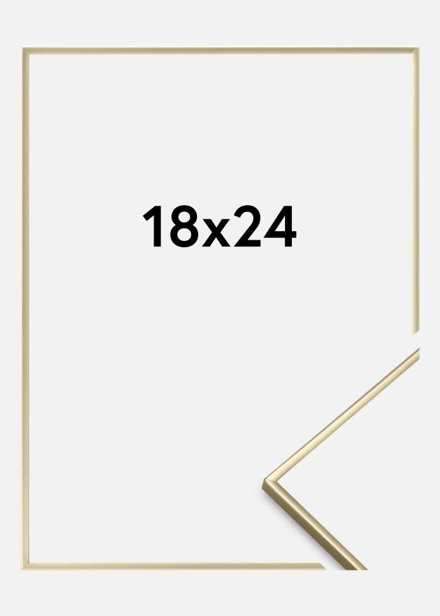 Рамка Гладка Метал Златно 18x24 cm