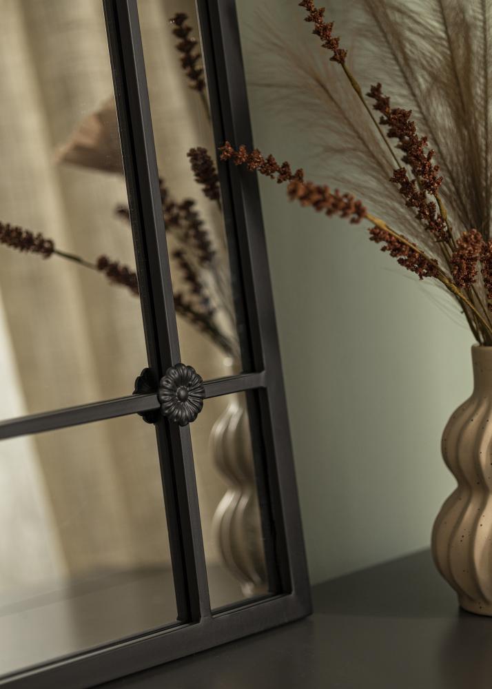 Огледало Fairytale Window Черно 60x100 cm
