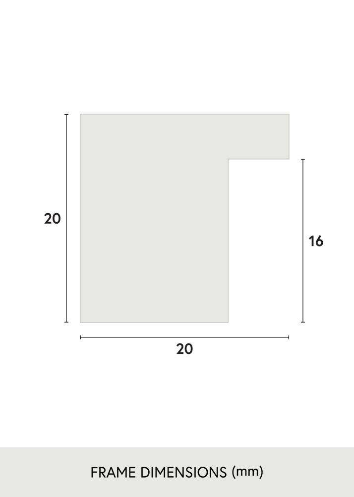 Рамка Salisbury Акрилно стъкло Дъб 30x30 cm