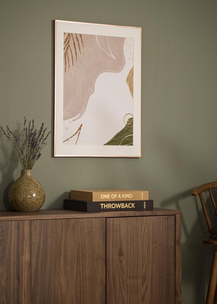 Рамка Постер Frame Aluminum Акрилно стъкло Розово златно 70x100 cm