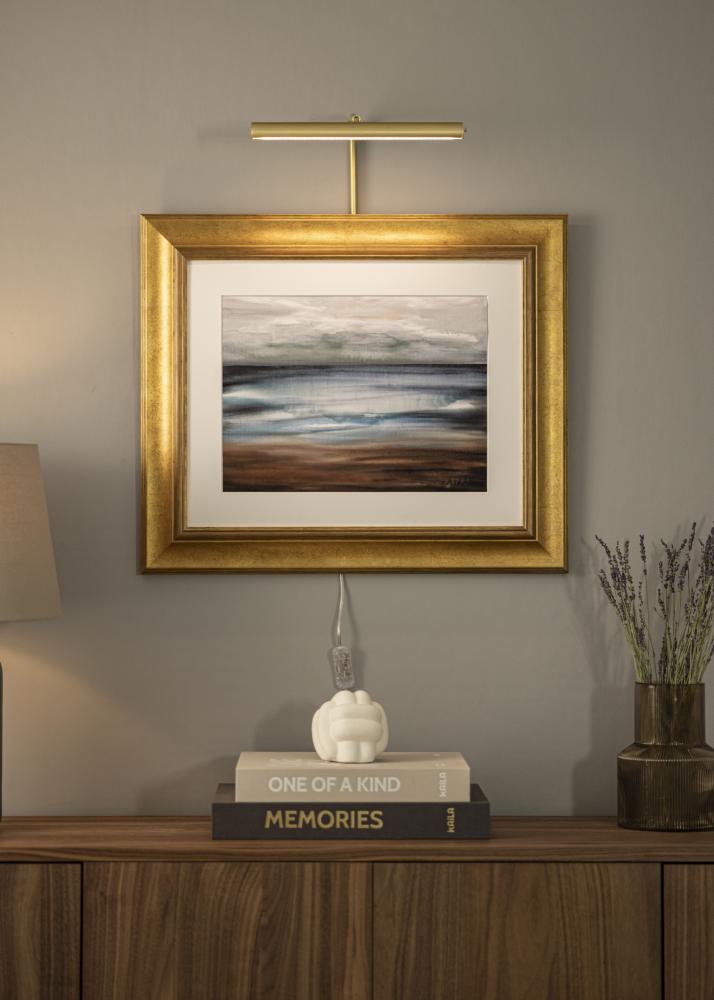 Gallery LED 30 cm Осветление за картини - Месинг