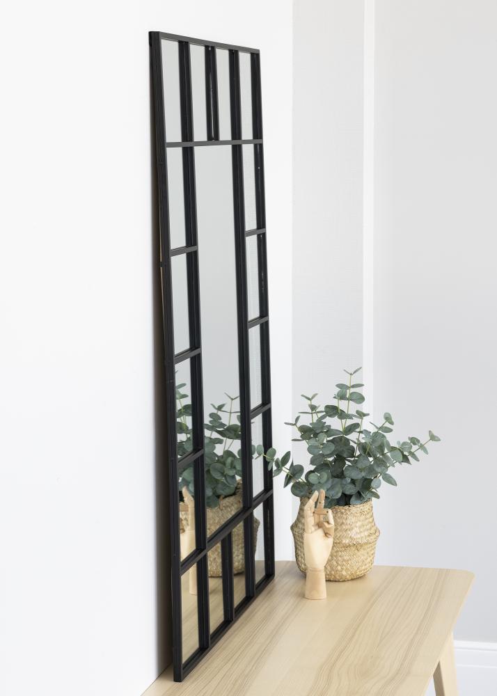 KAILA Огледало Window - Черно 80x120 cm