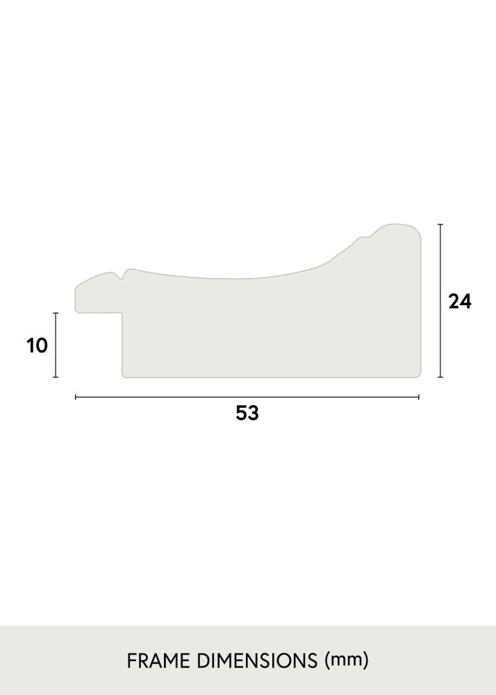 Рамка Roxen Златно Пъстри - произволен размер