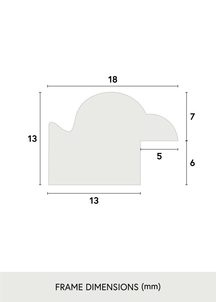 Рамка Line Черно 7x9 cm