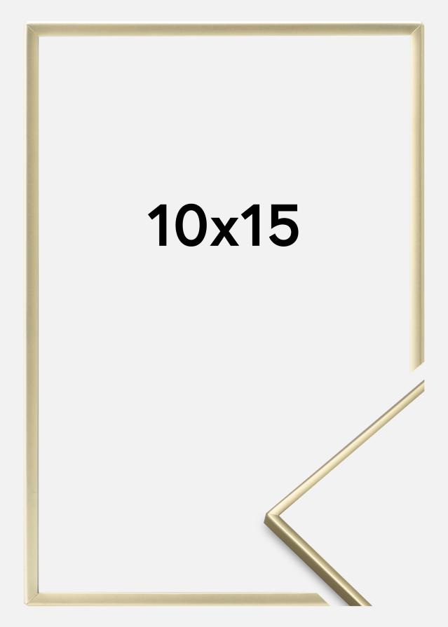Рамка Гладка Метал Златно 10x15 cm