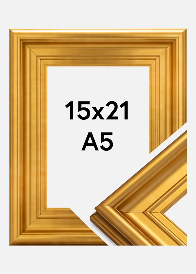 Рамка Mora Премиум Златно 15x21 cm (A5)
