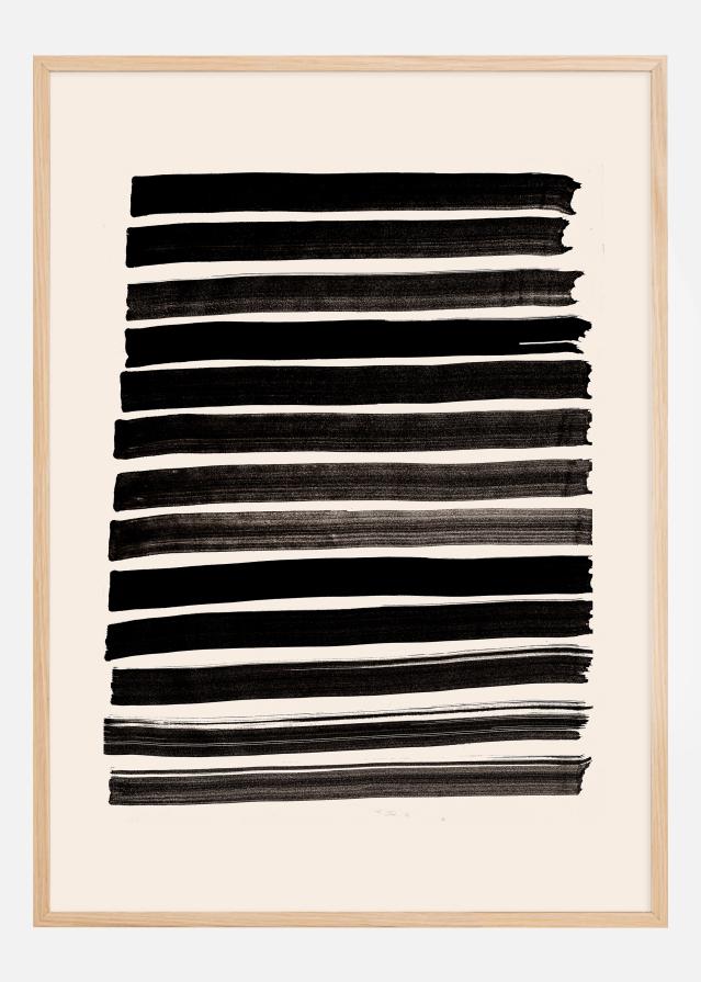 Stripes Beige Постер