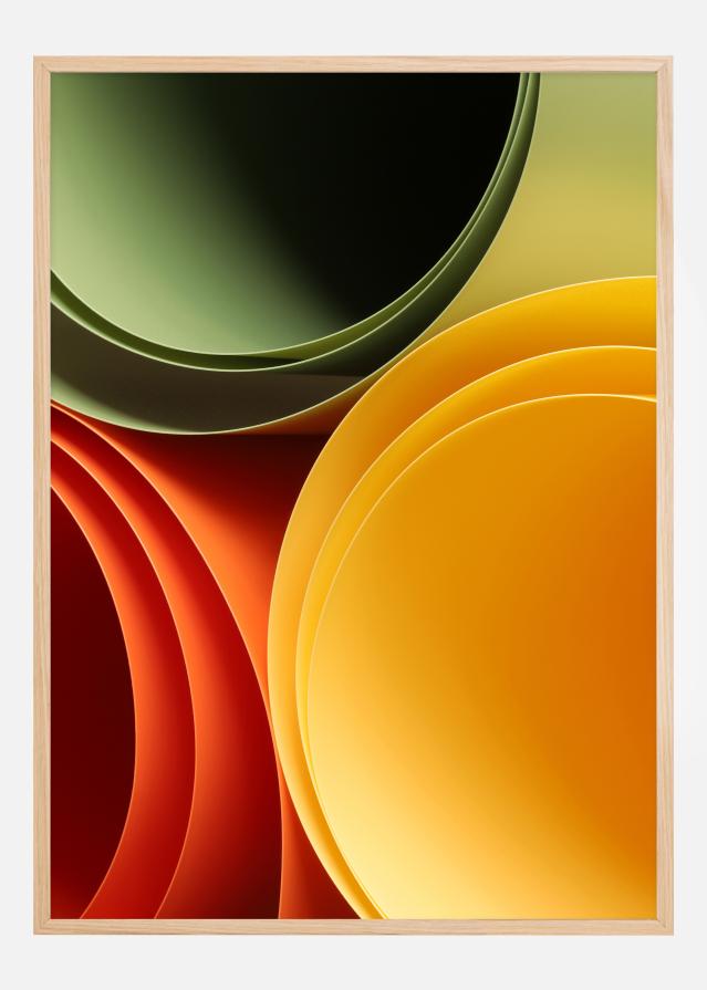 Round Shapes Постер