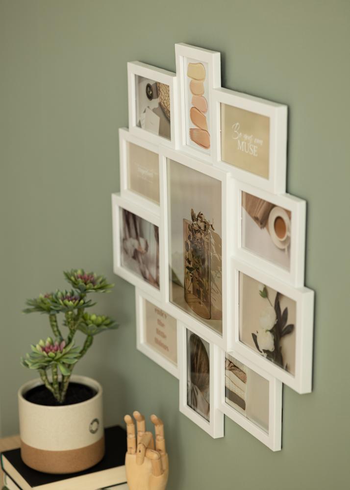 Unique Life Рамка за колаж бяло - 11 Снимки