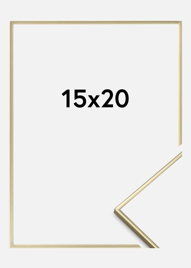 Рамка Гладка Метал Златно 15x20 cm