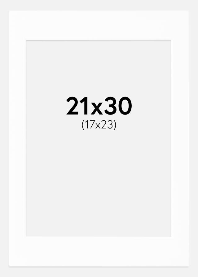 Паспарту Canson бяло Бяло ядро 21x30 cm (17x23)