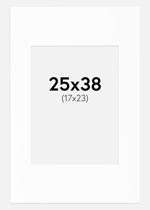 Паспарту Canson бяло Бяло ядро 25x38 cm (17x23)