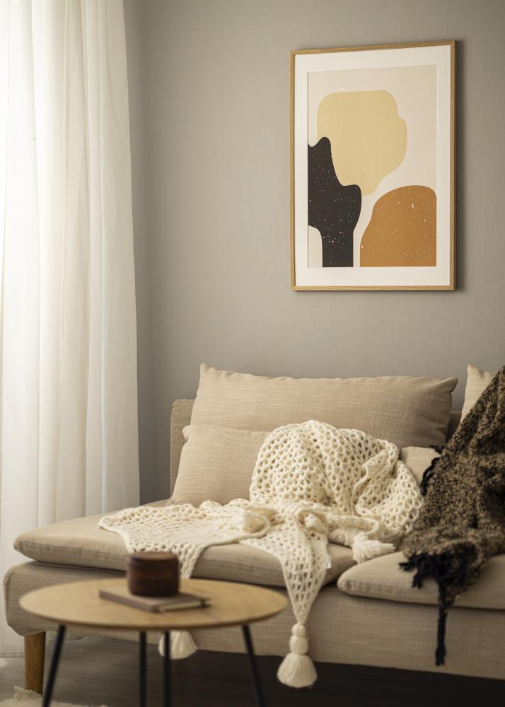 Рамка Soul Oak Veneer 70x100 cm - Паспарту бяло 60x90 cm