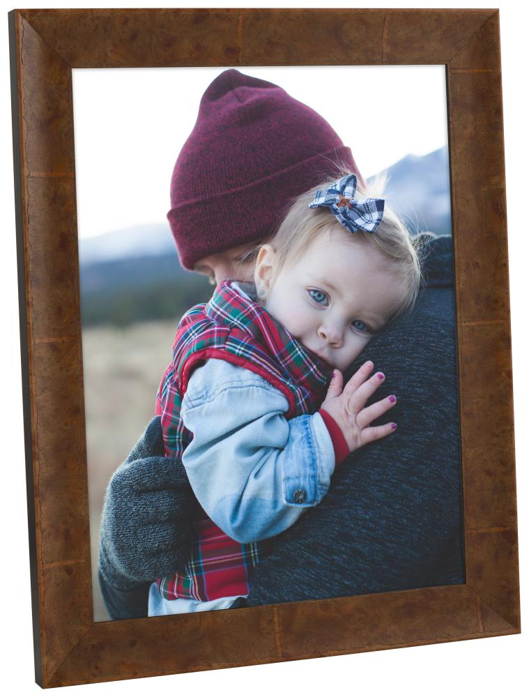 Рамка Ribe Светлокафяво коренов фурнир - произволен размер