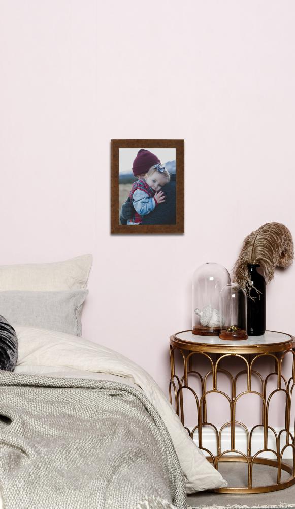 Рамка Ribe Светлокафяво коренов фурнир - произволен размер