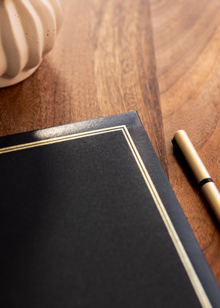 Classico Album Svart - 32x34 cm (100 Vita sidor / 50 blad)